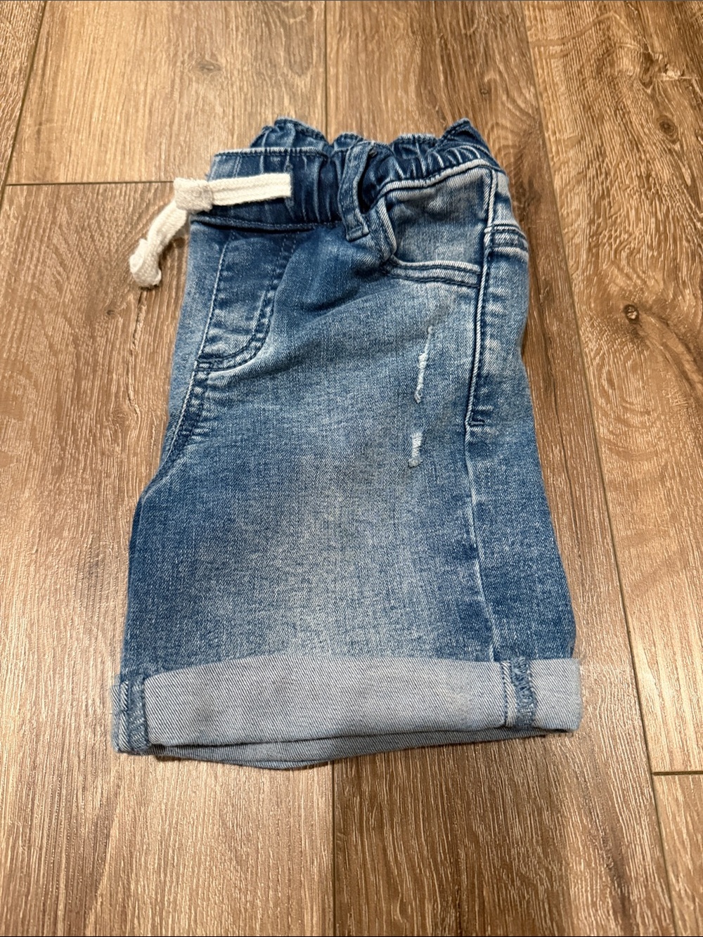 Little Bipsy Elastic-Waist Denim Shorts Size: 3-4T